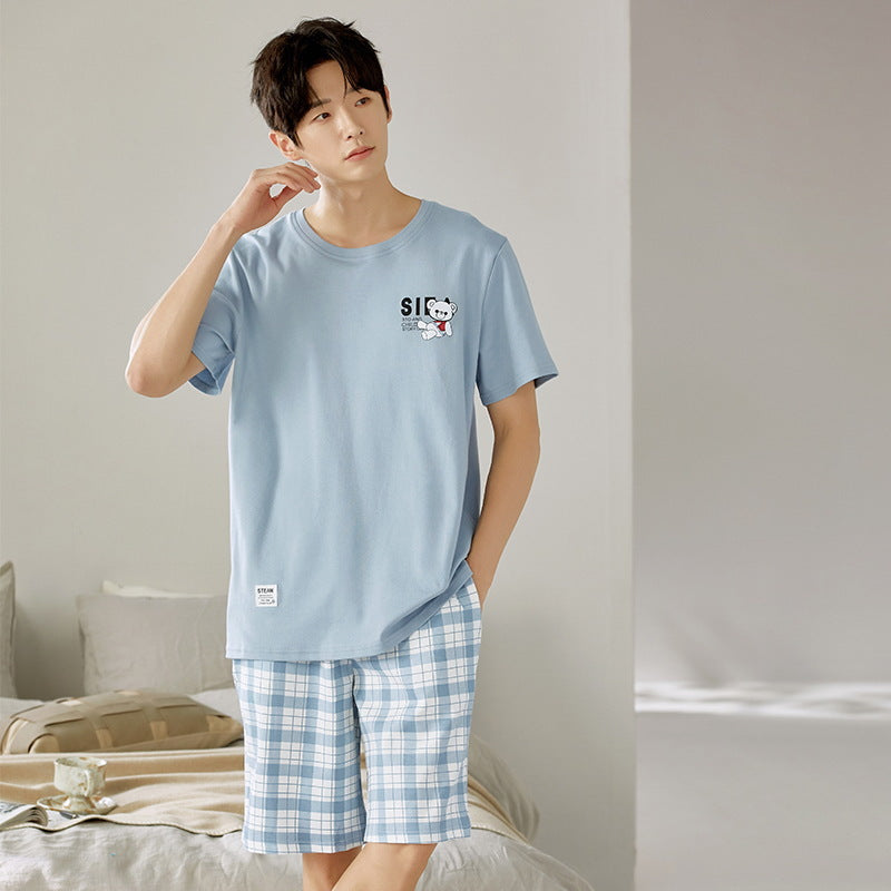 Men's Cotton Short-Sleeve Pajama