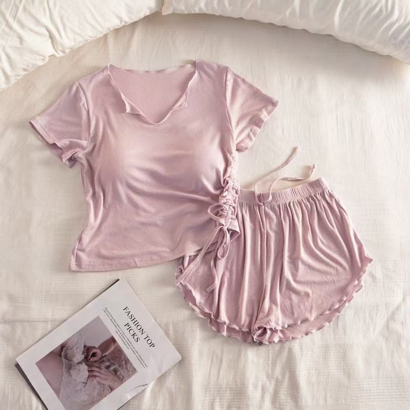 Women's Ice Silk Pajama Set