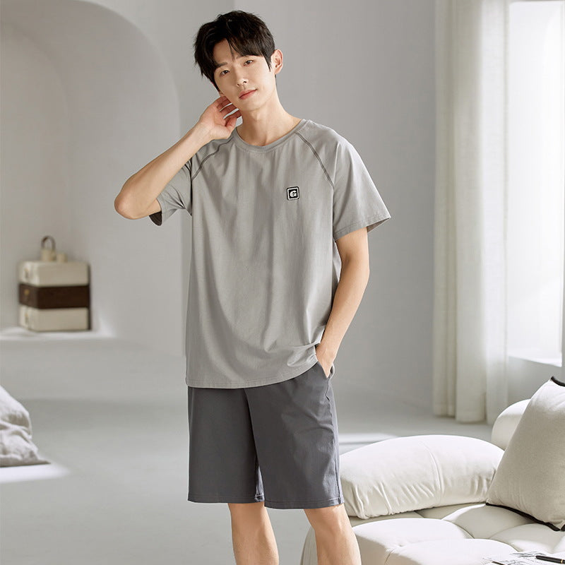 Men's Cotton Short-Sleeve Pajama