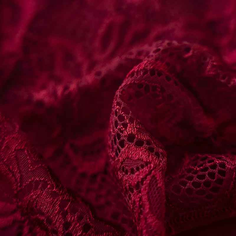 3PCS Lace Floral Embroidery Panties