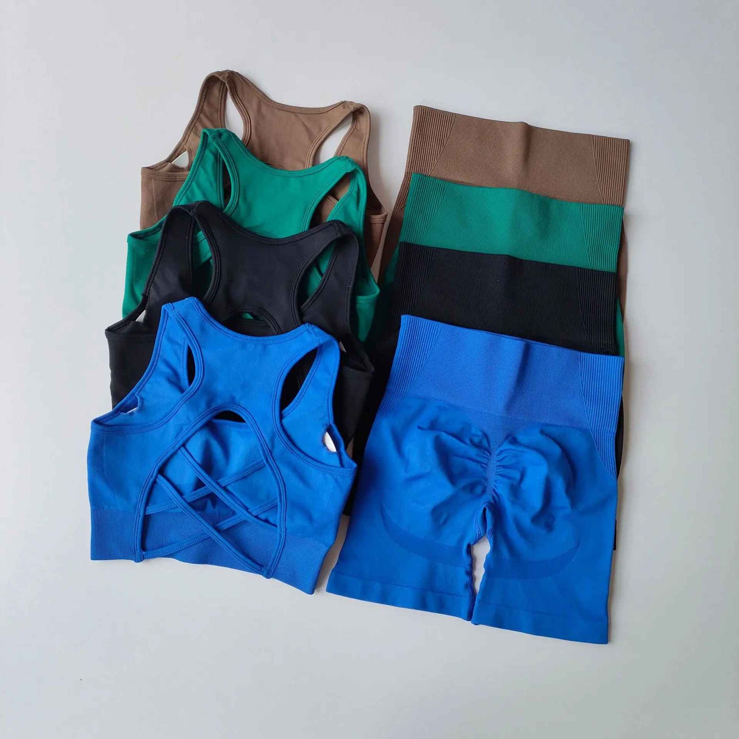 Women’s Yoga Set with Cross Back