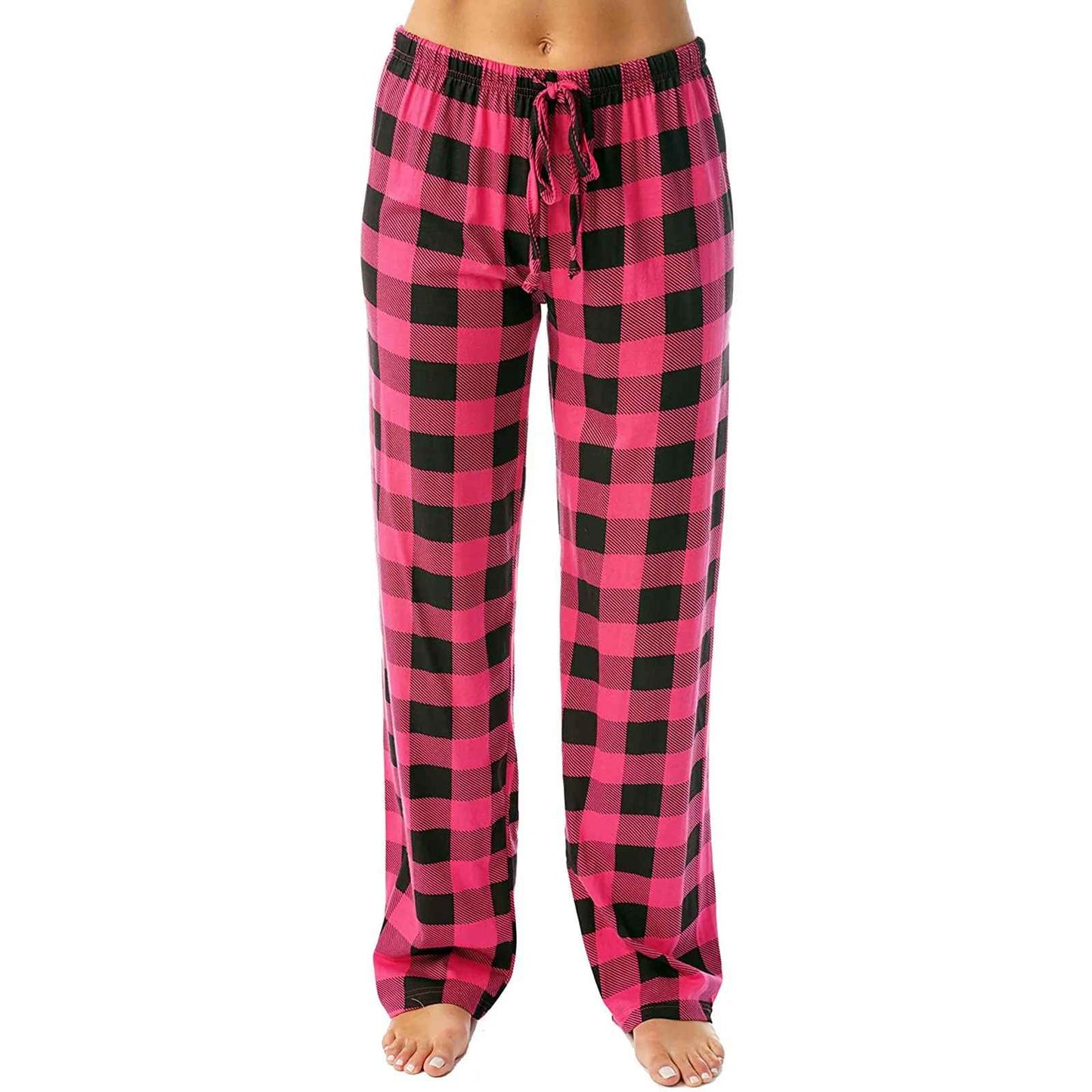 Men's Plaid Cargo Joggers – Casual Sport Style