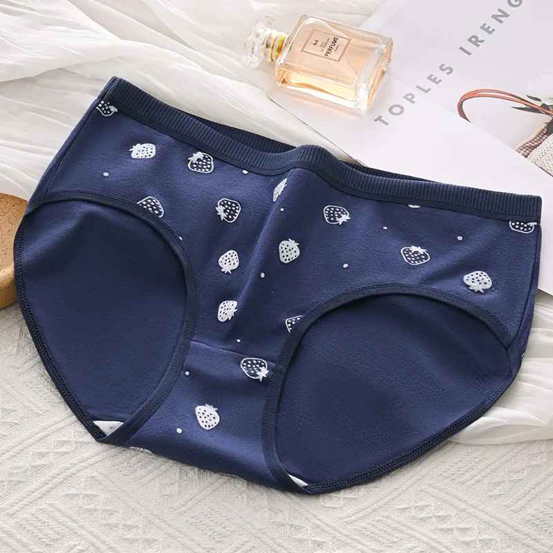 5PCS Cotton Cartoon Print Panties
