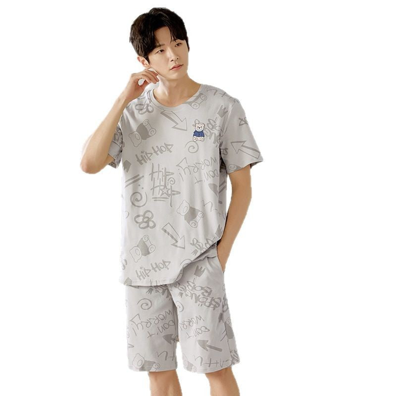 Men's Cotton Short-Sleeve Pajama
