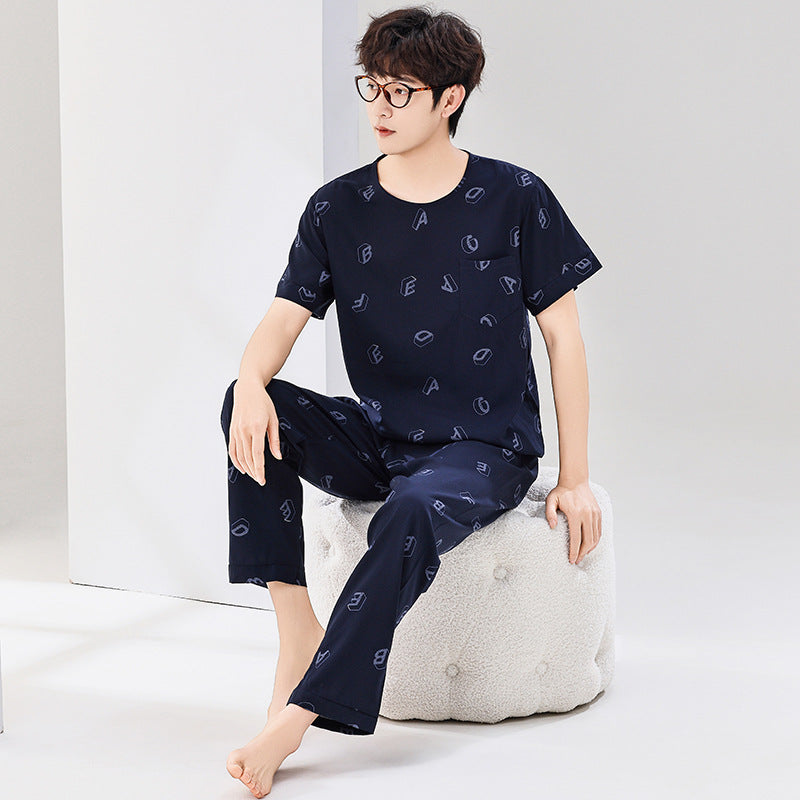 Artificial Cotton Men's Pajamas