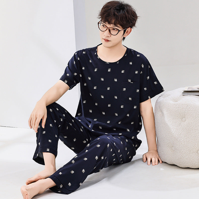 Artificial Cotton Men's Pajamas