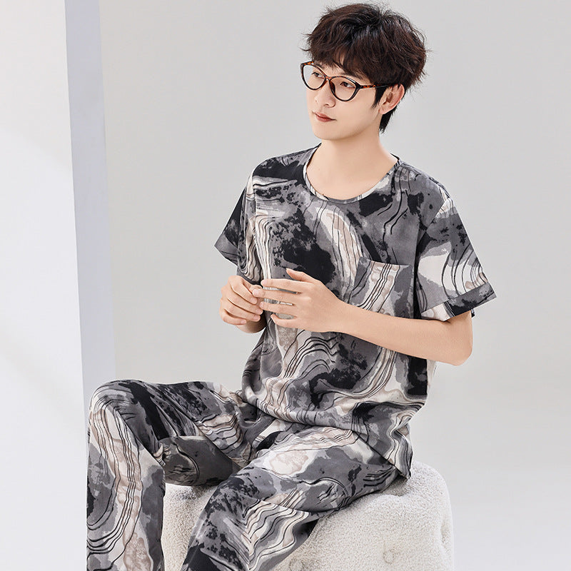 Artificial Cotton Men's Pajamas