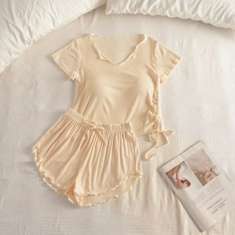 Women's Ice Silk Pajama Set