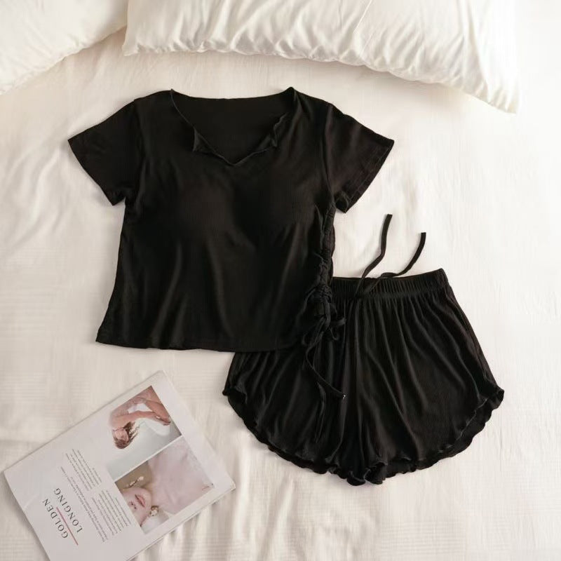 Women's Ice Silk Pajama Set