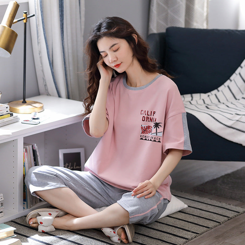 Cotton summer pajama set