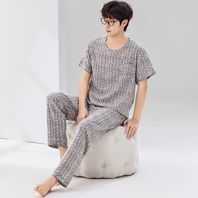 Artificial Cotton Men's Pajamas