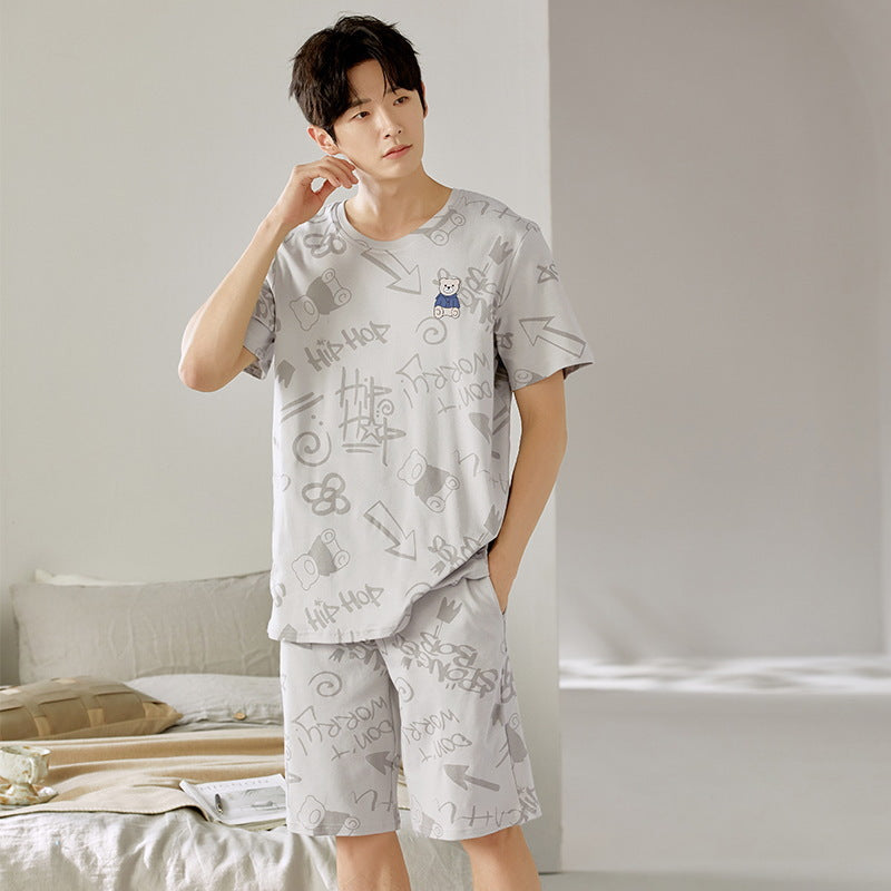 Men's Cotton Short-Sleeve Pajama