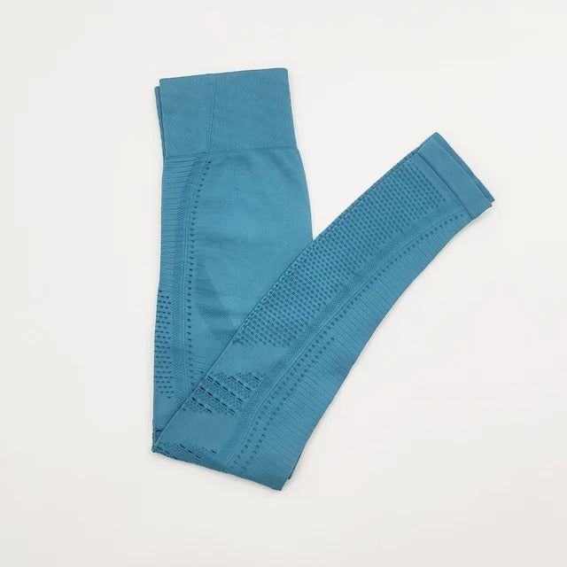 High Waist Tummy Control Yoga Leggings – Stretch Fit