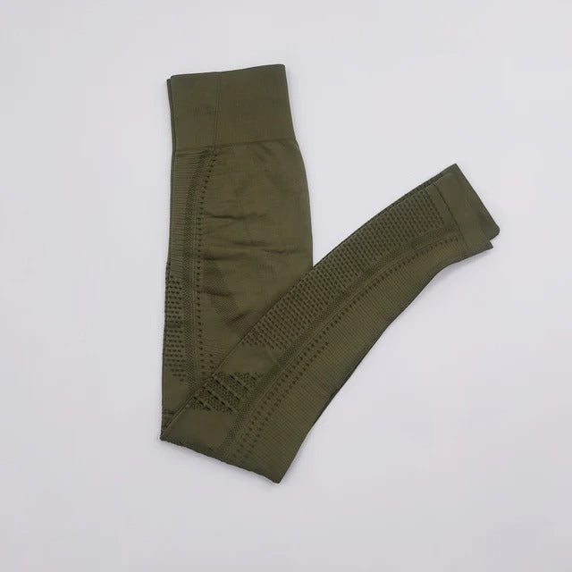 High Waist Tummy Control Yoga Leggings – Stretch Fit