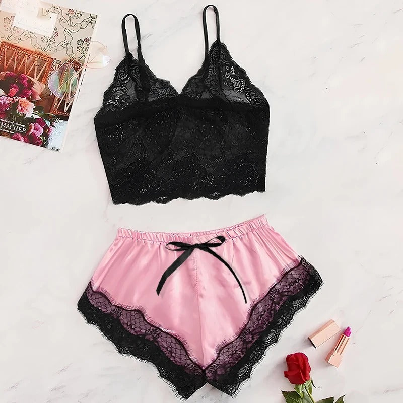Women’s Summer Nightwear – Sexy Lace Set 2025