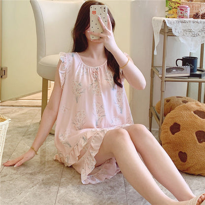 Cotton Silk Pajamas Women's