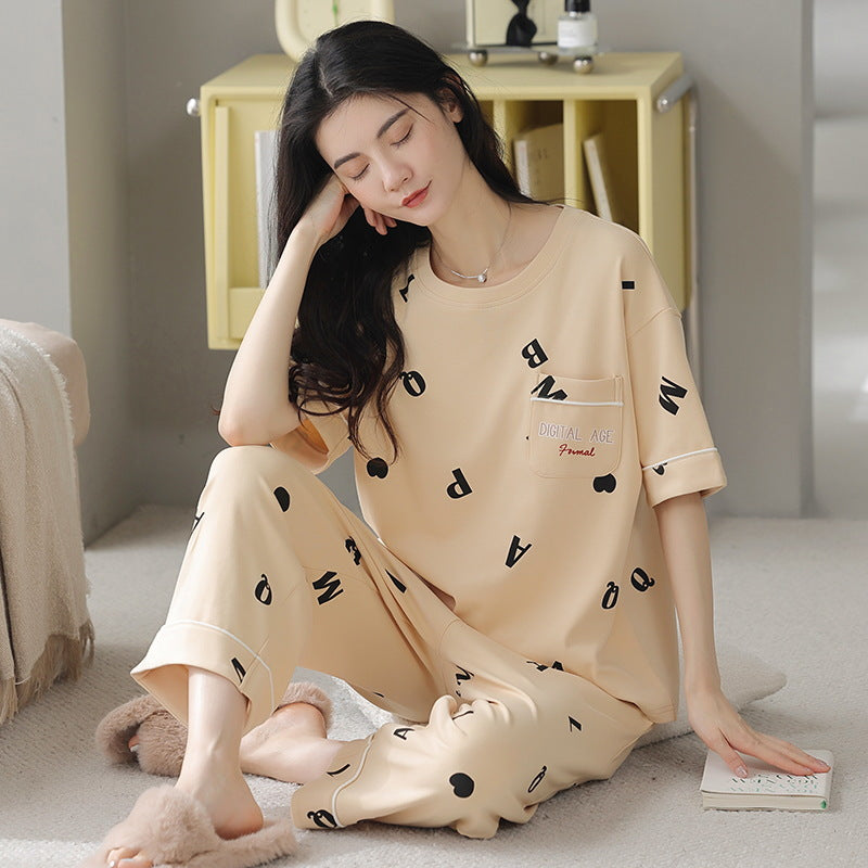 Cotton summer pajama set