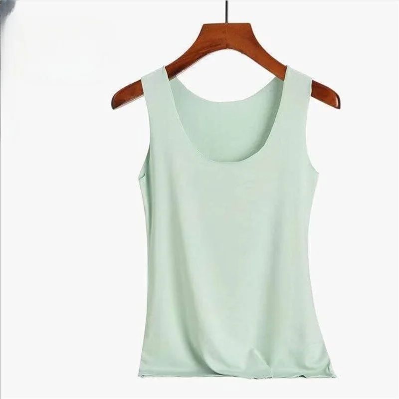 Seamless Tight-Fit Tank Top for Women – Sleeveless Summer Camisole Vest
