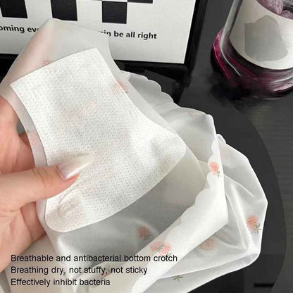 Strawberry Ice Silk Seamless Panties