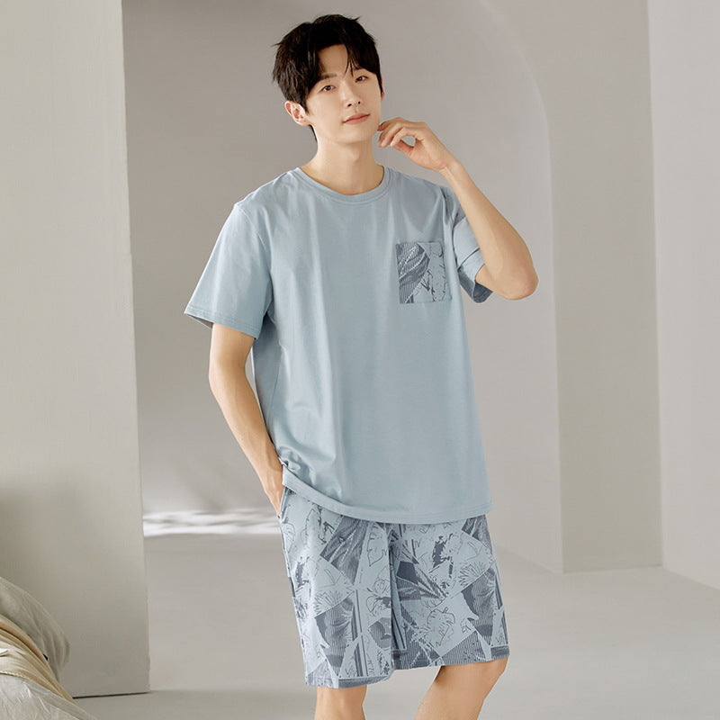 Men's Cotton Short-Sleeve Pajama