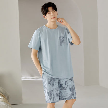 Men's Cotton Short-Sleeve Pajama