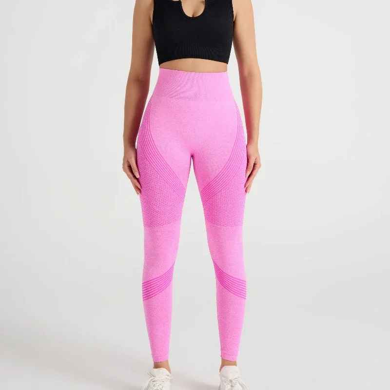 Plus Size Seamless Slimming Yoga Leggings