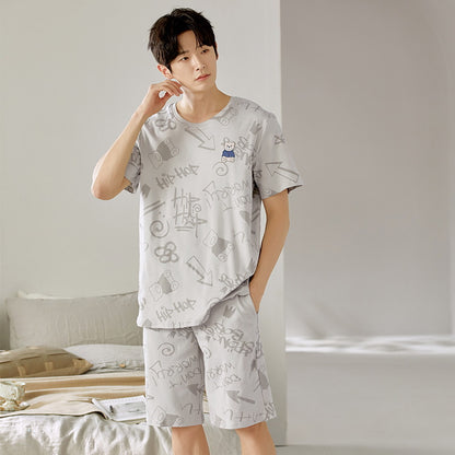 Men's Cotton Short-Sleeve Pajama
