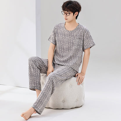 Artificial Cotton Men's Pajamas