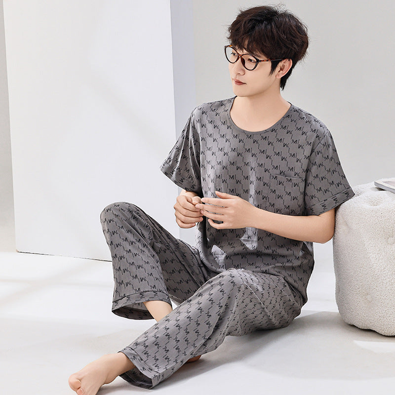 Artificial Cotton Men's Pajamas