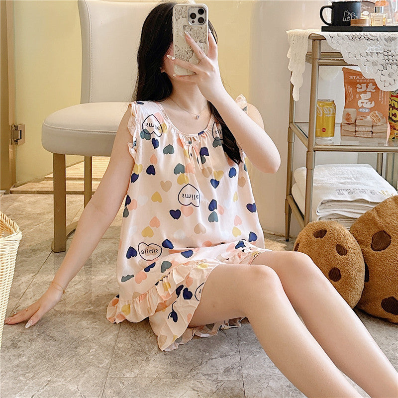Cotton Silk Pajamas Women's