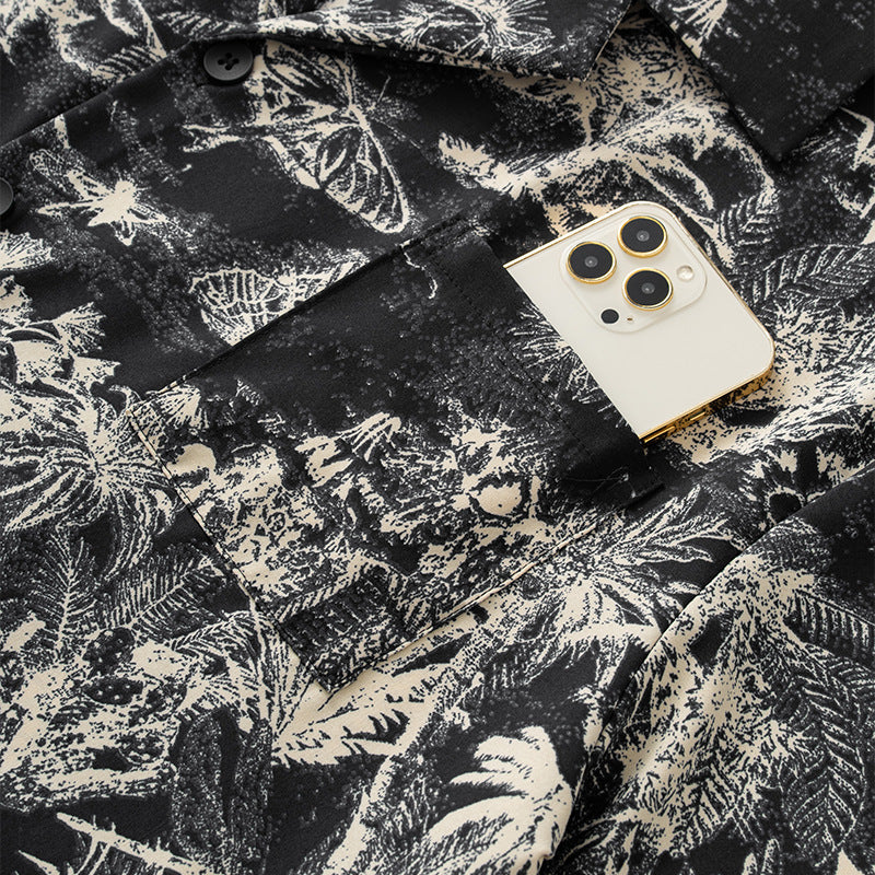 Men in ice silk pajamas