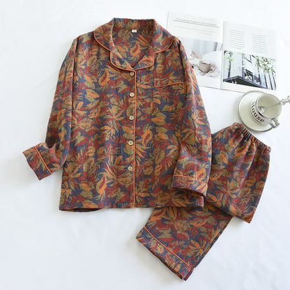 Retro festive home wear suit