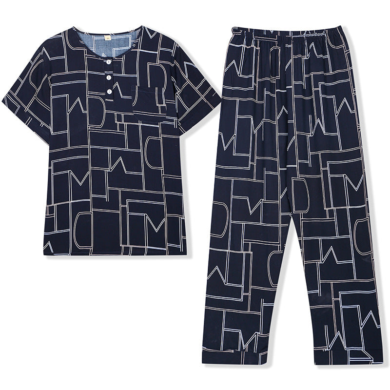 Artificial Cotton Men's Pajamas