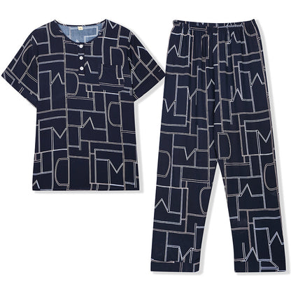 Artificial Cotton Men's Pajamas