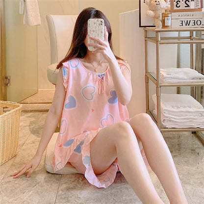 Cotton Silk Pajamas Women's