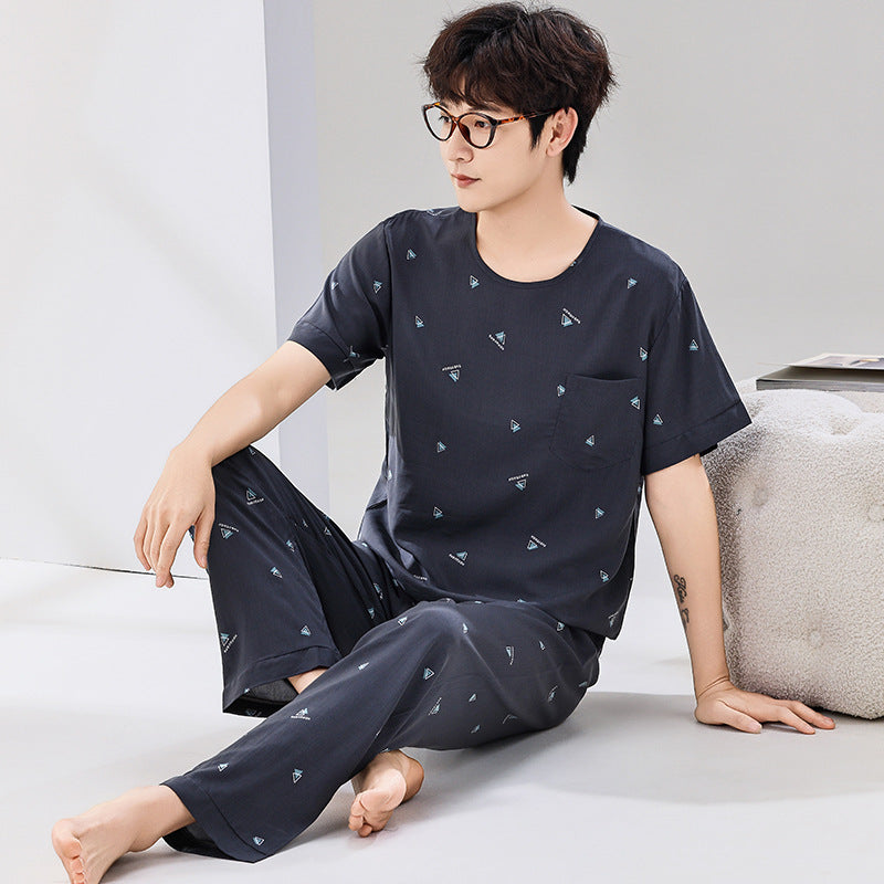 Artificial Cotton Men's Pajamas