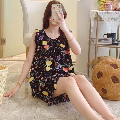 Cotton Silk Pajamas Women's