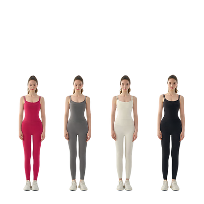 Yoga vest with thin straps