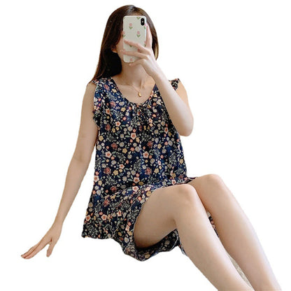 Cotton Silk Pajamas Women's