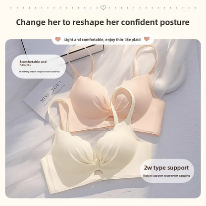 Anti-sag bra without steel band
