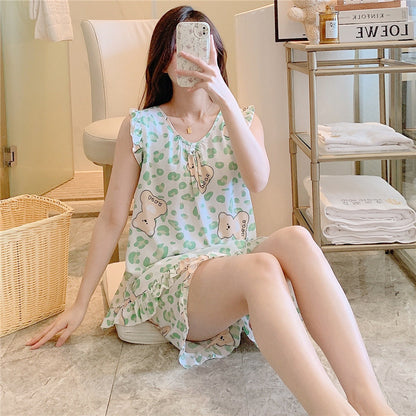 Cotton Silk Pajamas Women's