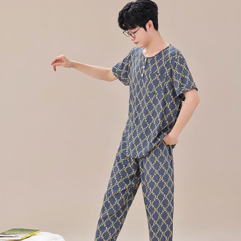 Artificial Cotton Men's Pajamas