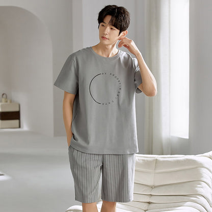 Men's Cotton Short-Sleeve Pajama