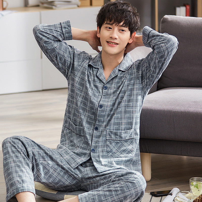 Pajamas Men's Long-sleeved