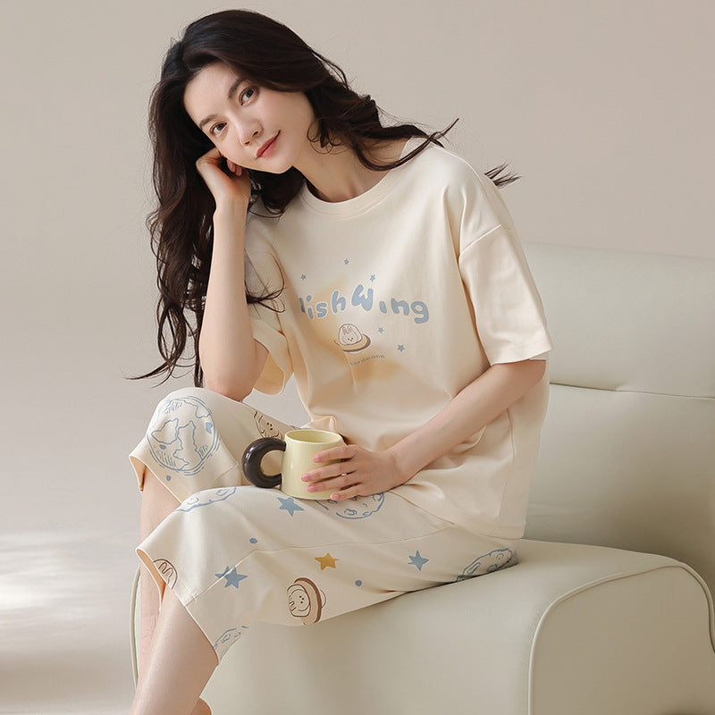 Cotton summer pajama set