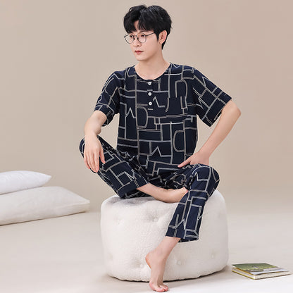 Artificial Cotton Men's Pajamas