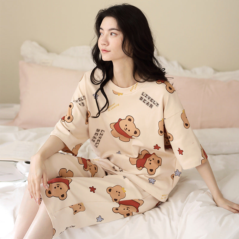 Cotton summer pajama set