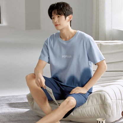 Men's Cotton Short-Sleeve Pajama