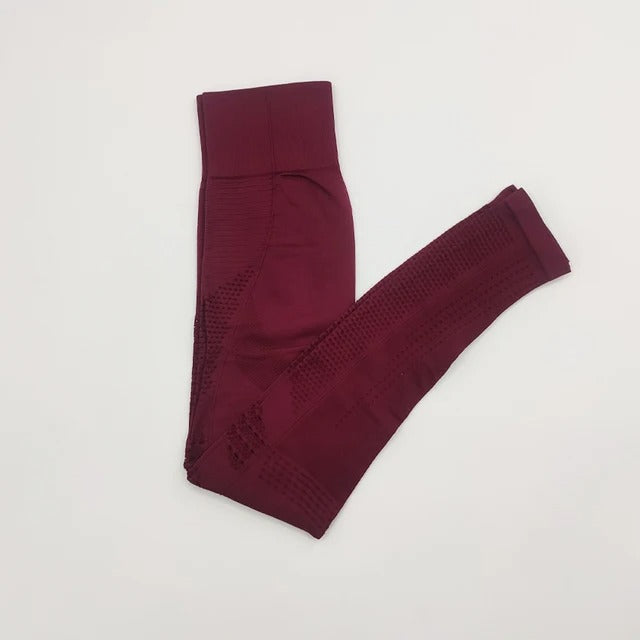 High Waist Tummy Control Yoga Leggings – Stretch Fit