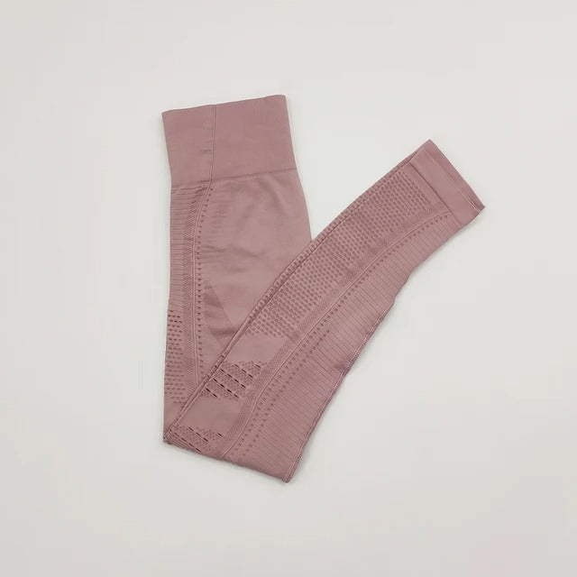 High Waist Tummy Control Yoga Leggings – Stretch Fit